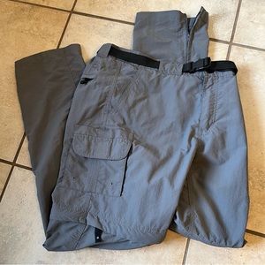 Magellan Outdoors Convertible Pants Gray Small